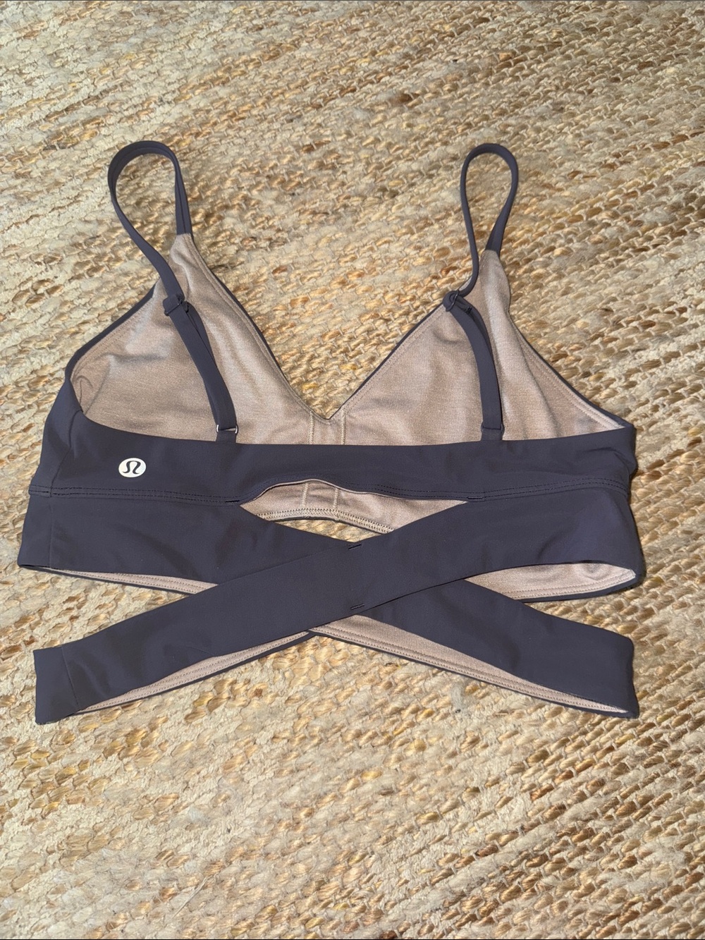 lululemon athletica purple Crisscross Strappy Bralette - Picture 2 of 3